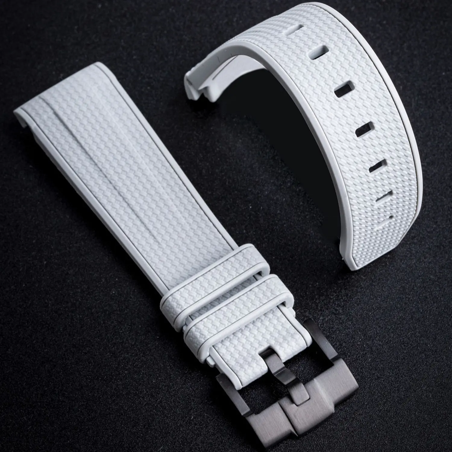 Watch Band for Omega X Swatch Joint MoonSwatch Speedmaster Curved End Rubber Silicone Strap Women Men Soft Sport Bracelet 20mm
