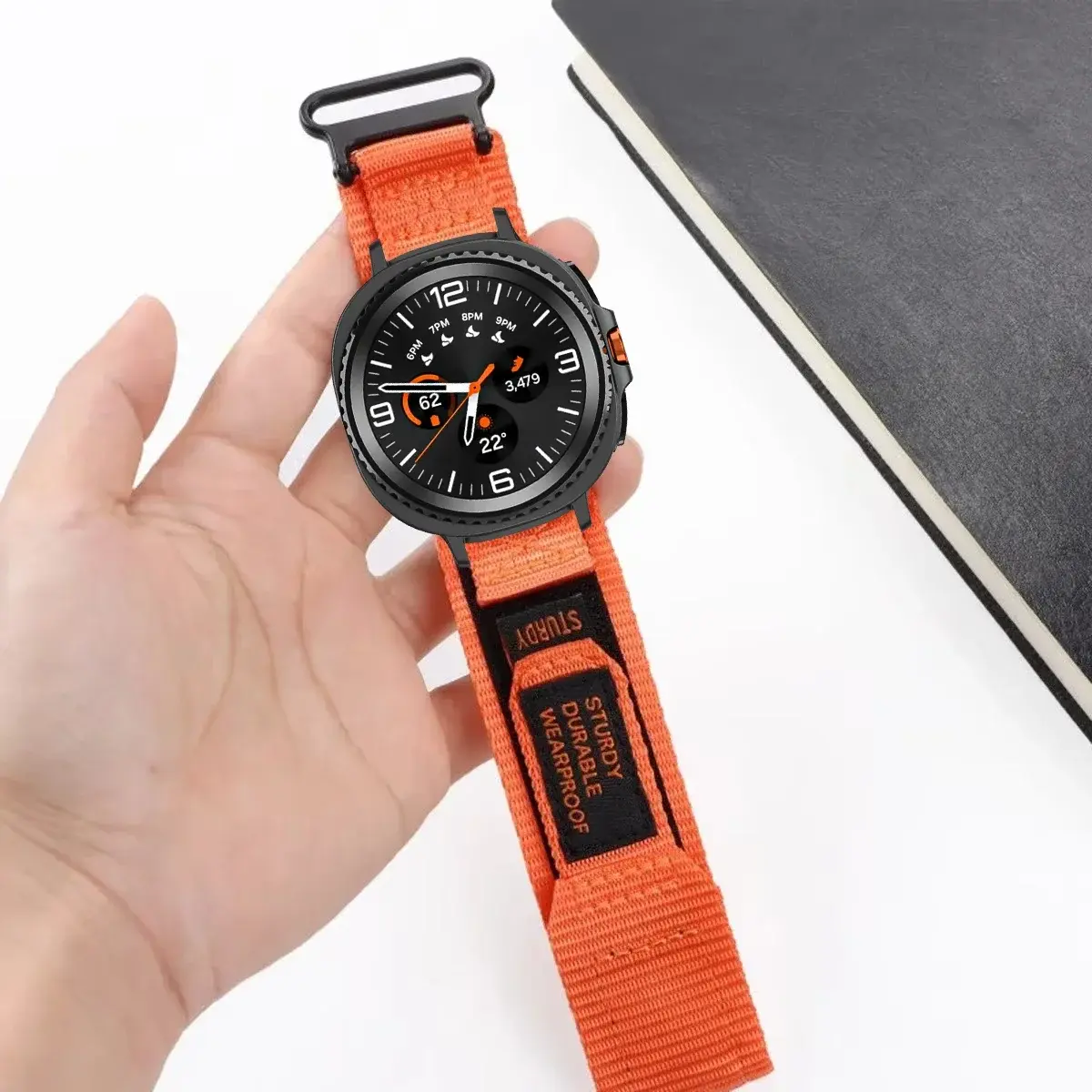Sport Nylon Strap for Samsung Galaxy Watch 8 44/40mm Classic Replacment Bracelet Sport Watchband Correa for Watch 8 Classic Band
