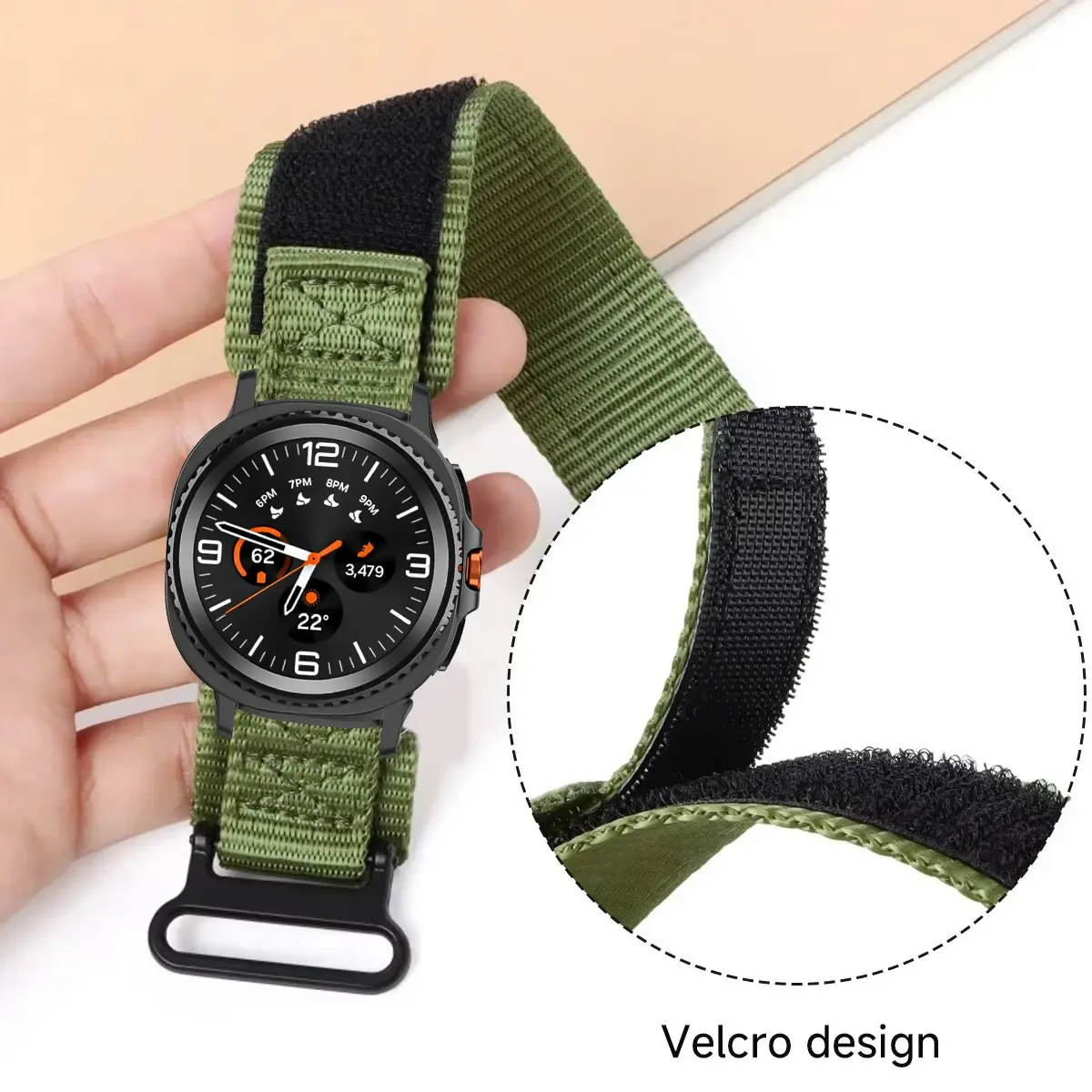 Sport Nylon Strap for Samsung Galaxy Watch 8 44/40mm Classic Replacment Bracelet Sport Watchband Correa for Watch 8 Classic Band