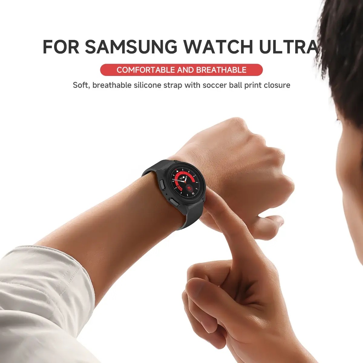 Case+Band for Samsung Galaxy Watch7 6 5 4 40/44mm Screen Protector Hard Protective Bumper Case Screen Protective Cover Accessory