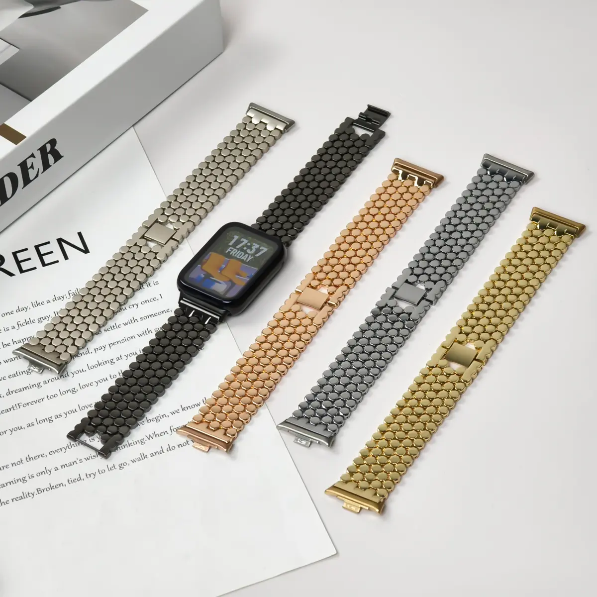 Luxury Stainless Steel Strap For Redmi Watch 4 Watch Band Metal Bracelet For Xiaomi Mi Band 8 Pro Wristband Watch4 Accessories