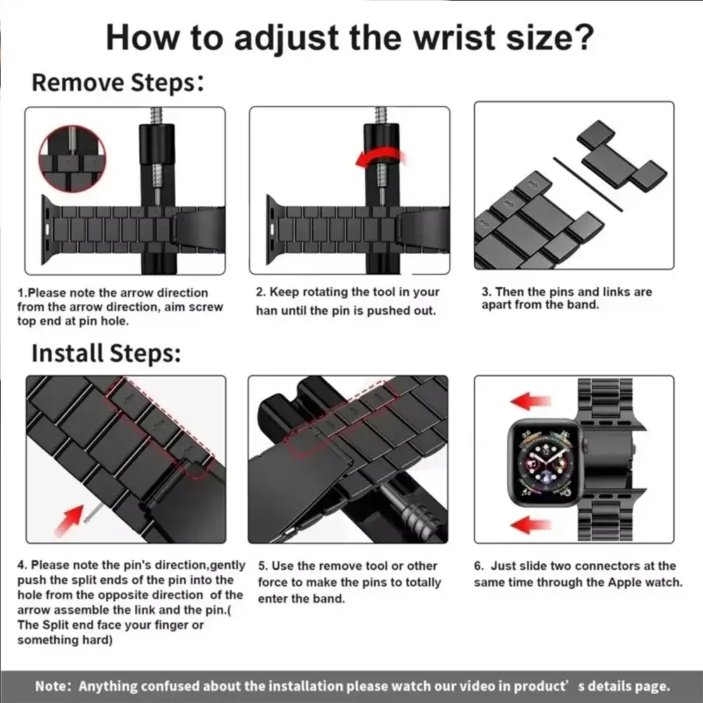 Stainless Steel Strap for Apple Watch Ultra 2 Band 46mm 49mm 40mm 44mm 42mm 41mm 45mm Bracelet IWatch Series 10 9 8 7 SE 6 5 4