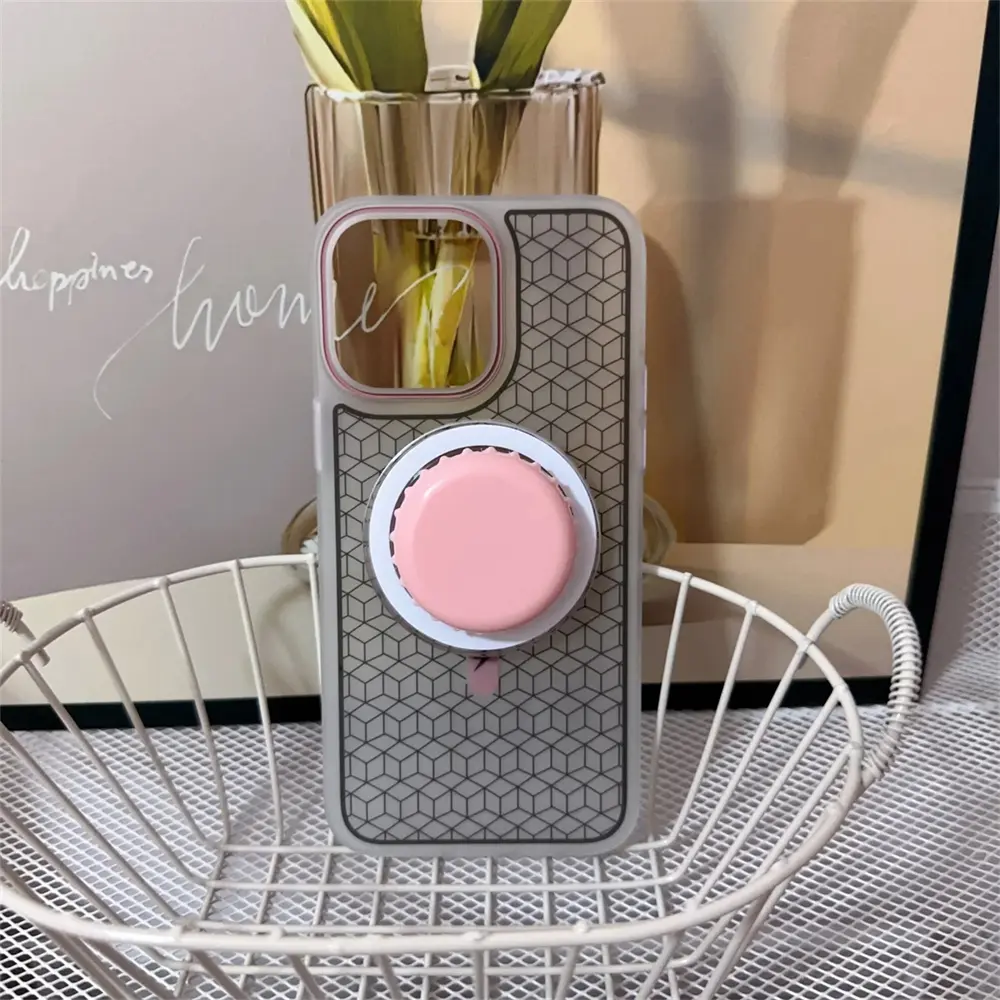 Macaron Bottle Cap Silicone Magnetic Holder Acrylic Phone Grip Tok Detachable Bracket For Magsafe Phone Case Cute Stand Support