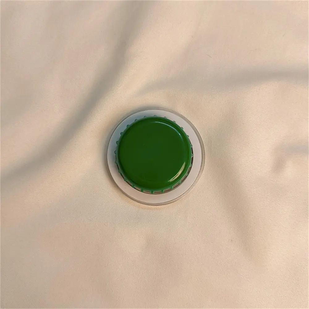Macaron Bottle Cap Silicone Magnetic Holder Acrylic Phone Grip Tok Detachable Bracket For Magsafe Phone Case Cute Stand Support