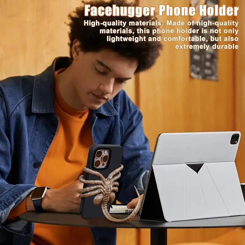 Facehugger Phone Holder Alien Romulus Phone Holder Shape Design Creative Design Multi-functional Stable Support Stand Gifts