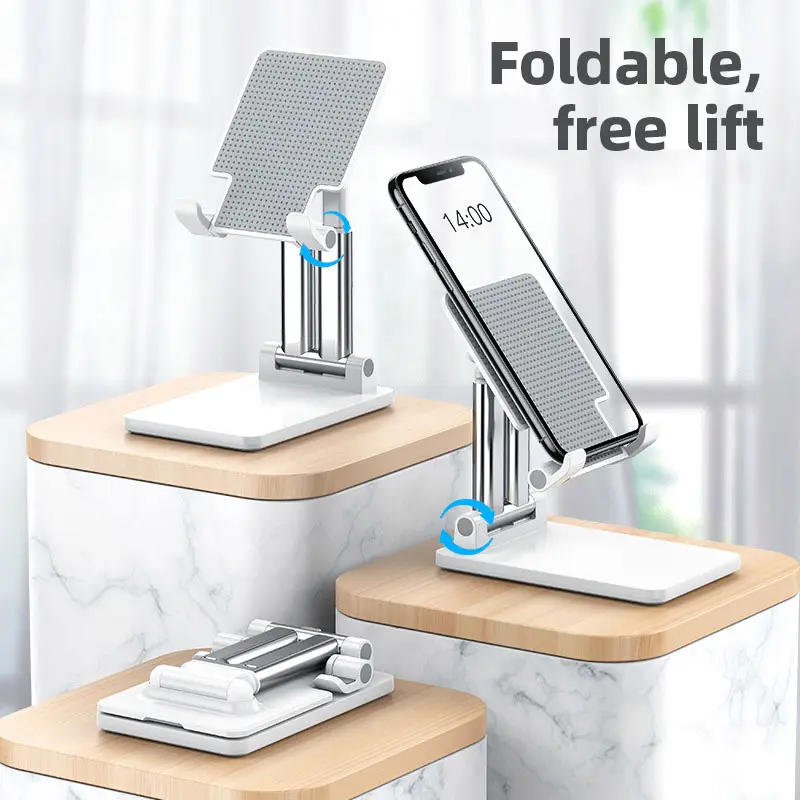 CMAOS Desktop Mobile Phone Holder Stand For iPhone iPad Adjustable Tablet Foldable Table Cell Phone Desk Stand Holder Universal