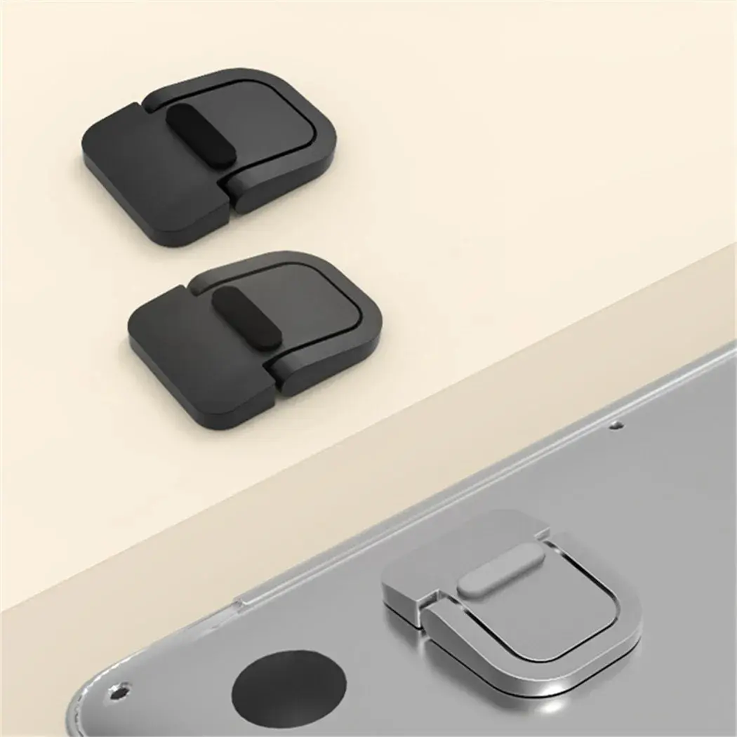 2pcs Mini Portable Zinc Alloy Laptop Stand With 2 Adjustable Angles Foldable Invisible Laptop Riser For Macbook Notebook Lenovo