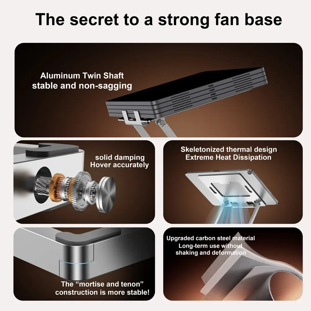 360° Rotation Aluminum Tablet Stand Desk Riser Multi Angle Height Adjustable Foldable Holder Dock for Xiaomi IPad Pro Air Tablet