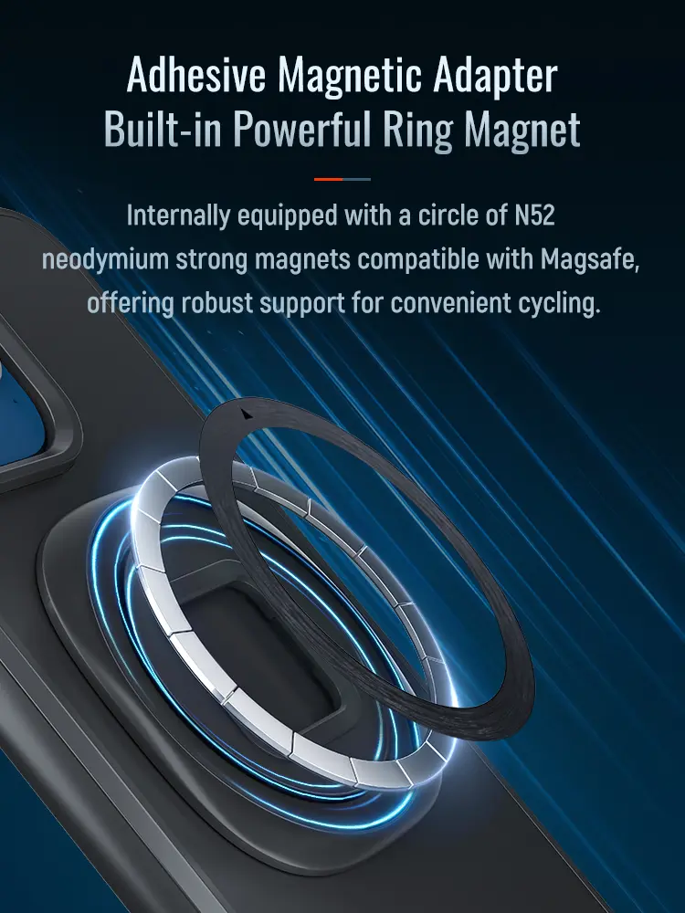 Bike Magnetic Phone Holder,Motorcycle Handlebar Phone Mount,Quick Release Moto/Mountain/Road Bike/MTB/Scooter/Electric Stand