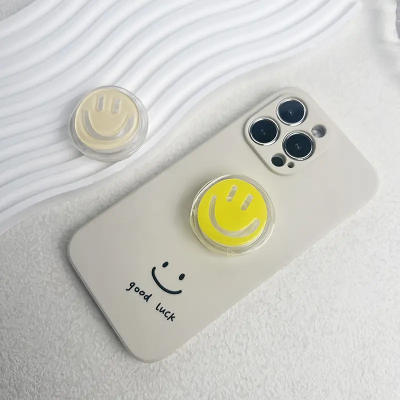 Phone Holder Socket Grip Double Acrylic Three-Dimensional for Magsafe IPhone Mac Samsung Safe Ring Finger Expanding Stand