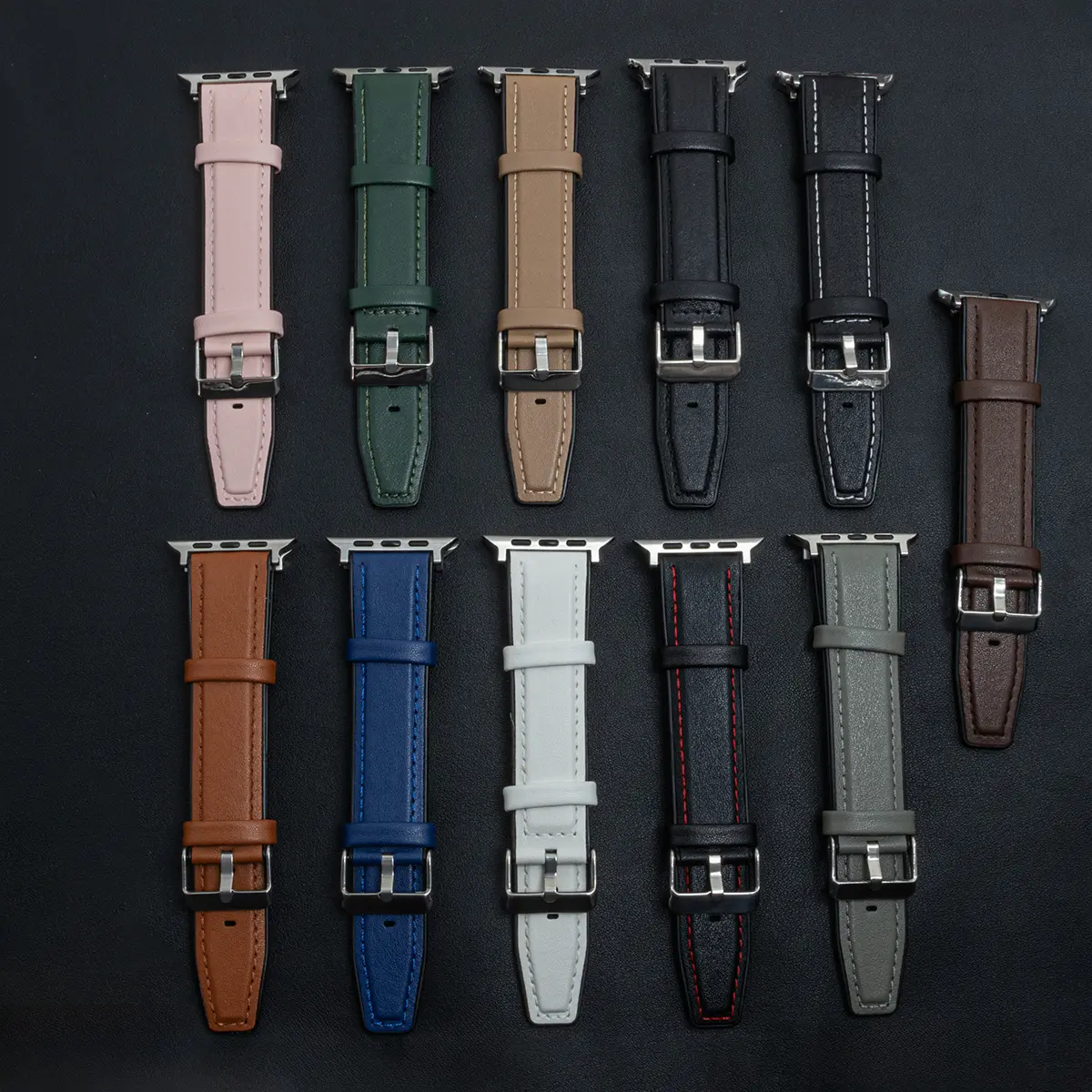 Leather Band Strap for Apple Watch Band Ultra 2 49mm 10 9 8 7 46 45 41mm High Quality for IWatch Series 6SE 5 4 44mm 40mm Correa