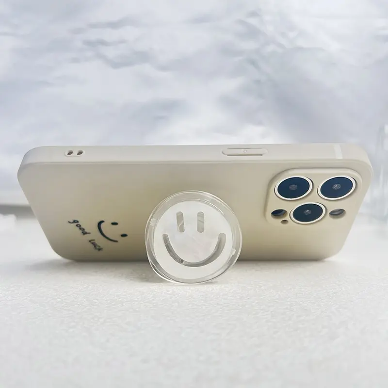 Phone Holder Socket Grip Double Acrylic Three-Dimensional for Magsafe IPhone Mac Samsung Safe Ring Finger Expanding Stand