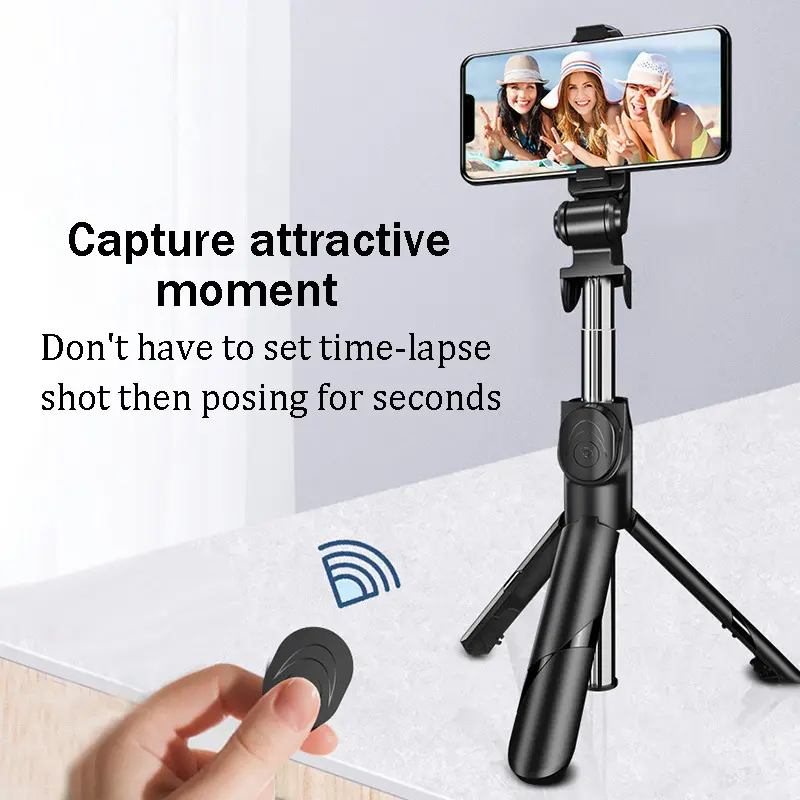 Original XT02 Phone Holder for Smartphone Live Broadcast TikTok Show Selfie Stick Tripod Bluetooth Remote Control Holder Stand