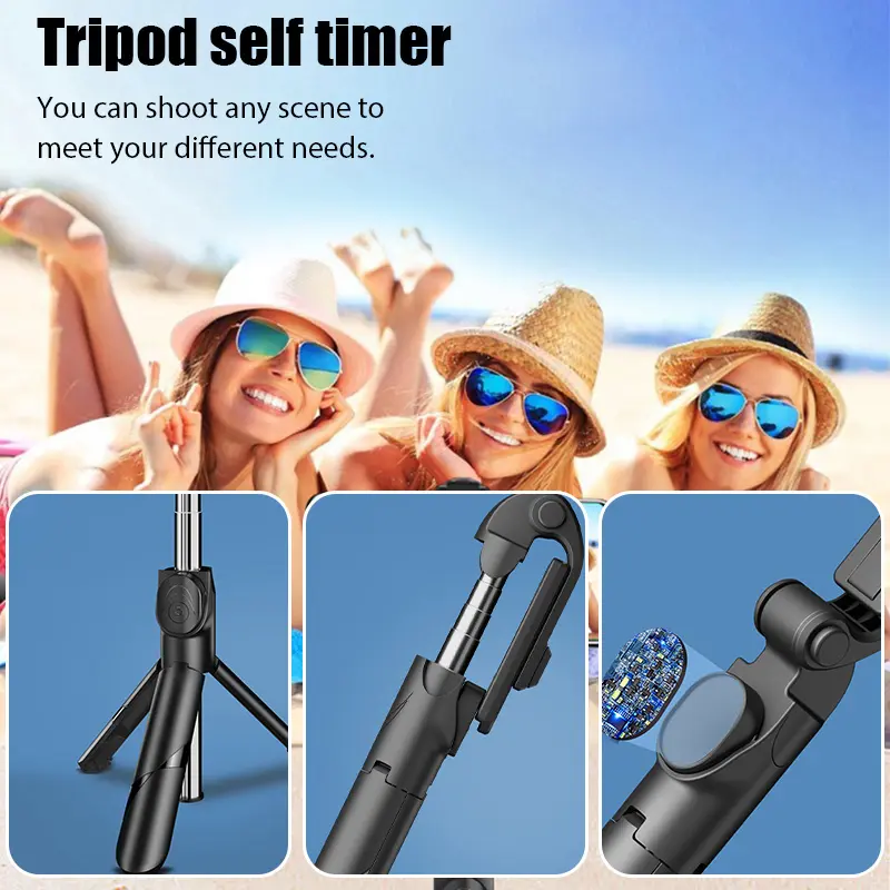 Original XT02 Phone Holder for Smartphone Live Broadcast TikTok Show Selfie Stick Tripod Bluetooth Remote Control Holder Stand
