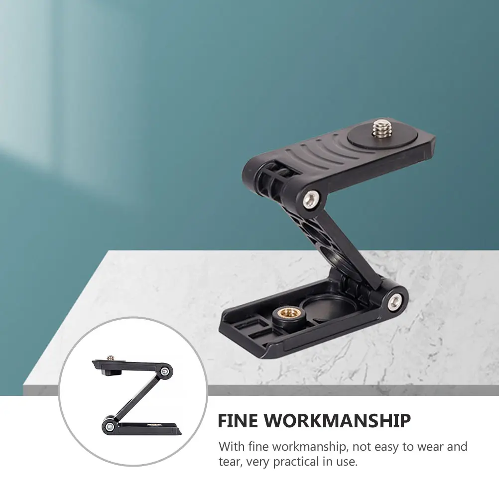 Plastic Phone Clip Tripod Mounts Camera Holder Stand Z Type Pan Bracket For Cell Phone Accessories Stabilizer Slider Video