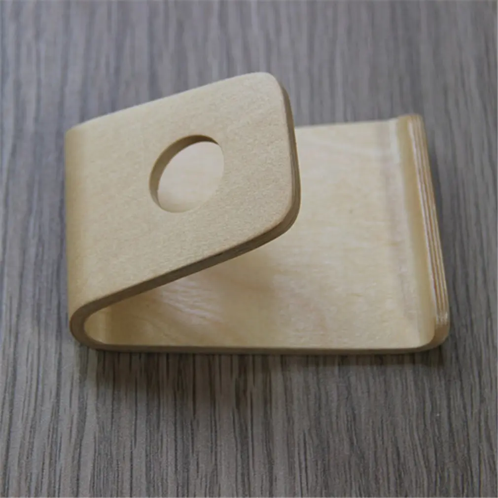 Creative Solid Wood Phone Holder Universal Mobile Desktop Stand Multifunction Tablet Stand Charging Stand Wooden Base