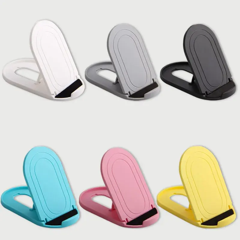 1pc Foldable Cell Phone Stand Adjustable Desktop Phone Holder Universal Portable Travel Mobile Phone Holders for Business Gift