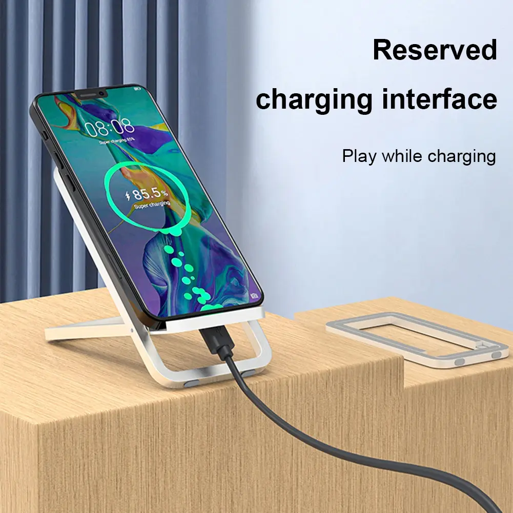 Foldable Mobile Phone Stand Desktop Lazy Holder Portable Adjustable Smartphone Support for Iphone 13 14 15 Max Huawei Xiaomi