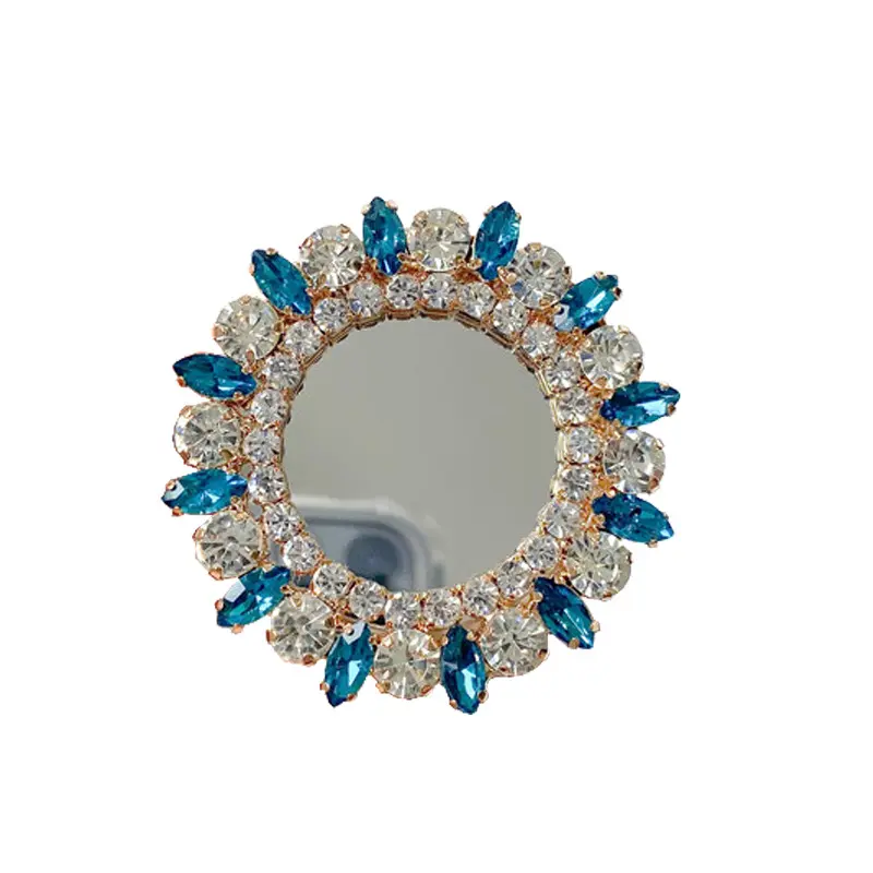 Luxury Shiny Mirror Phone Ring Holder Phone Socket Support Telephone For iPhone Xiaomi Samsung Phone Grip Mount Bracket