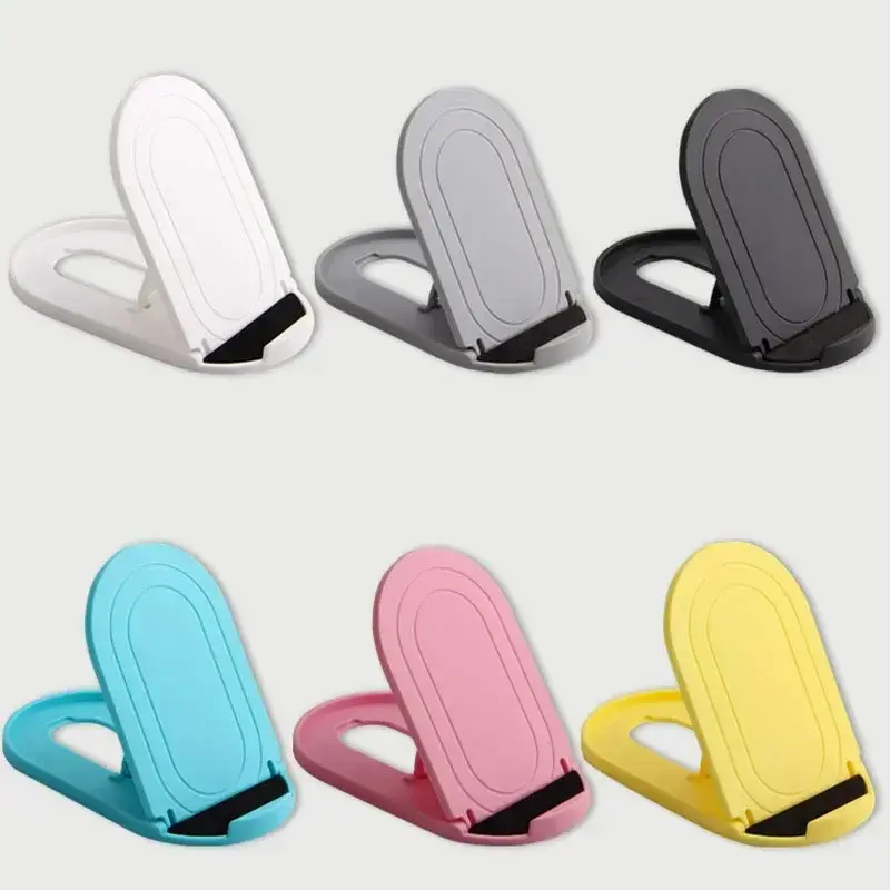 1pc Foldable Cell Phone Stand Adjustable Desktop Phone Holder Universal Portable Travel Mobile Phone Holders for Business Gift