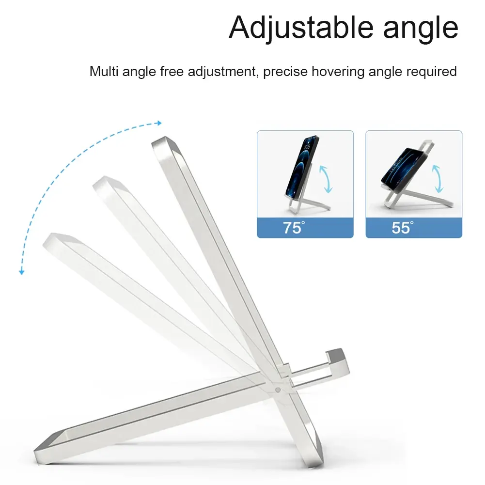 Foldable Mobile Phone Stand Desktop Lazy Holder Portable Adjustable Smartphone Support for Iphone 13 14 15 Max Huawei Xiaomi