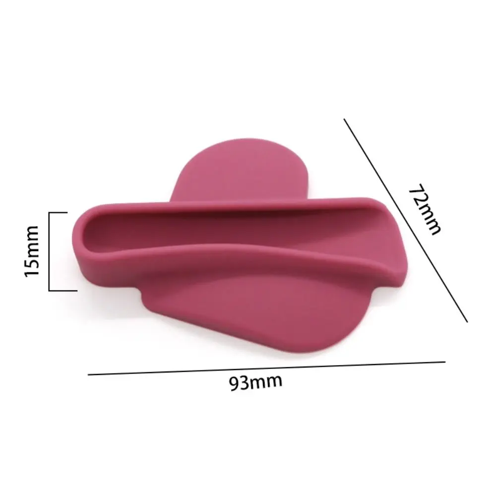 Silicone Phone Lipstick Holder Heart Shaped Mobile Phone Case Lip Glaze Back Stick Holder Accessories Stick Protective Case