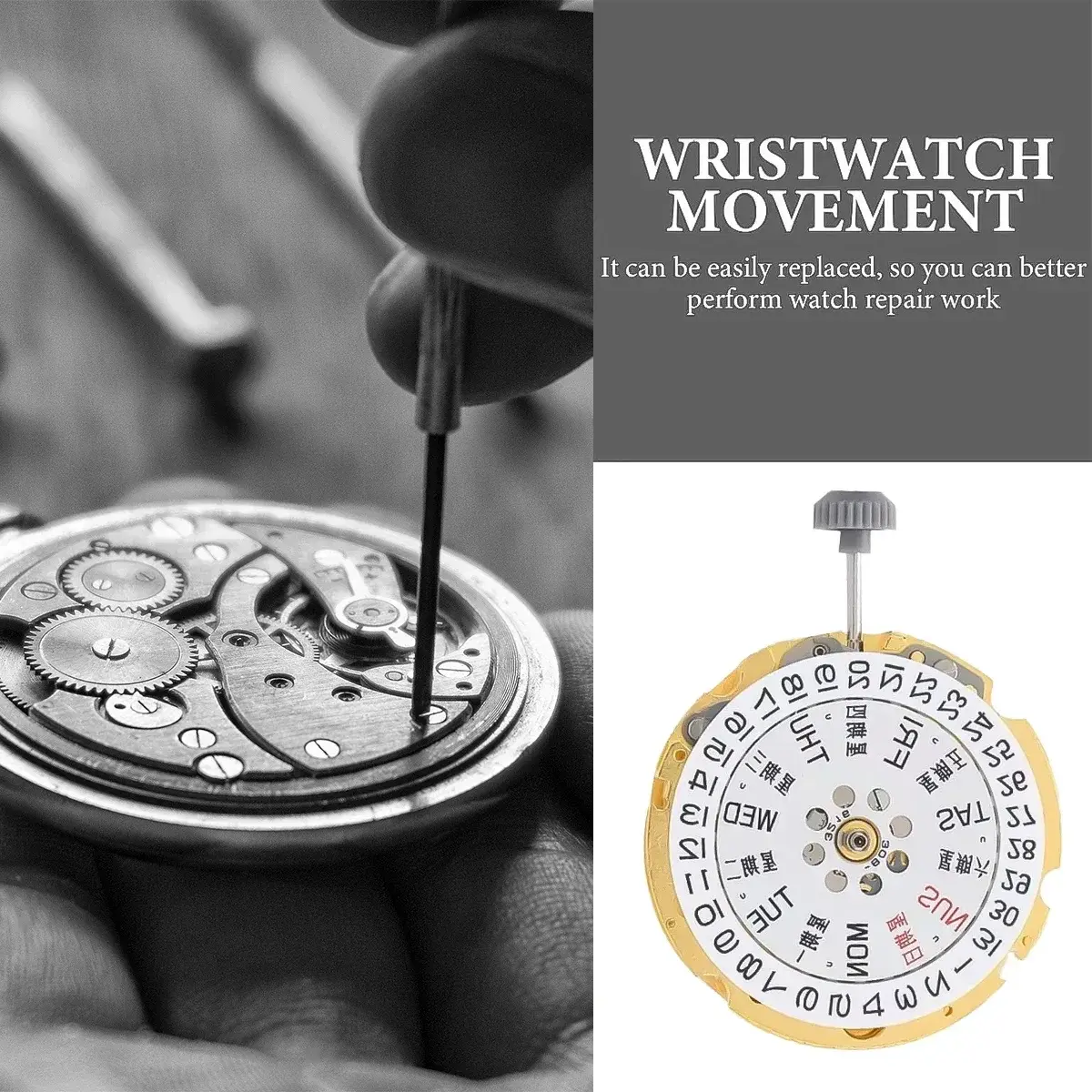 Miyota 8215/8205 Mechanical nh34 nh35 21 Jewels Automatic Movement GMT Date Double Calendar Setting Precision Watch Accessories