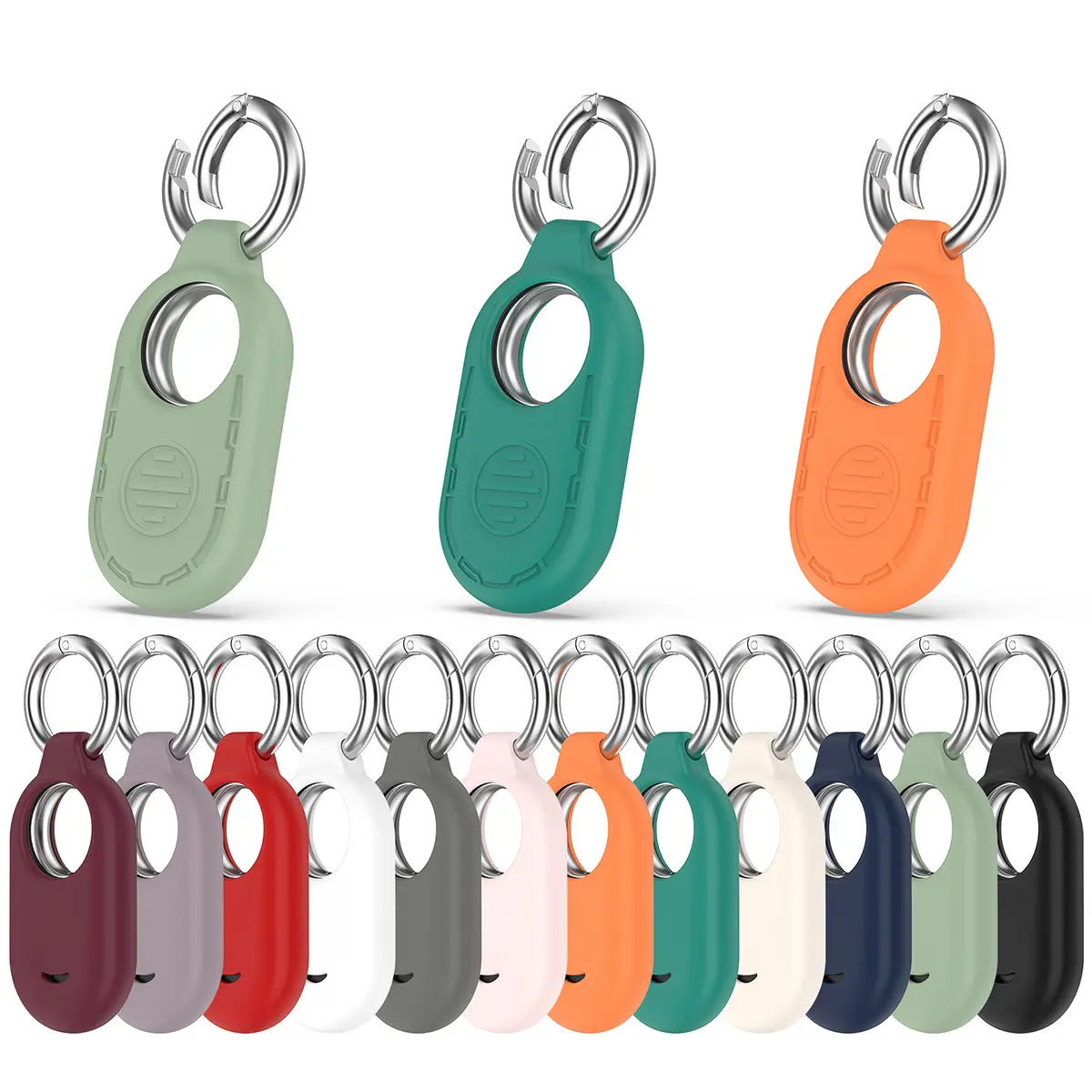 For Samsung Galaxy SmartTag 2 Locator Case Keychain Anti-lost Cover Sleeve Protective Case For Smart Tag 2 Soft Silicone Case