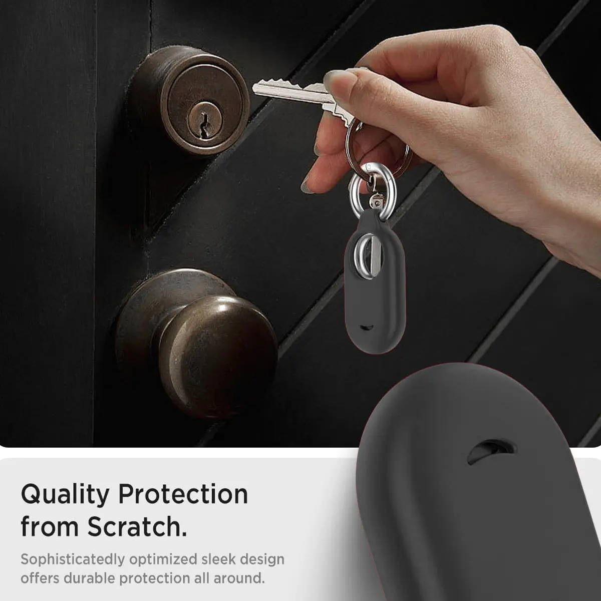 For Samsung Galaxy SmartTag 2 Locator Case Keychain Anti-lost Cover Sleeve Protective Case For Smart Tag 2 Soft Silicone Case