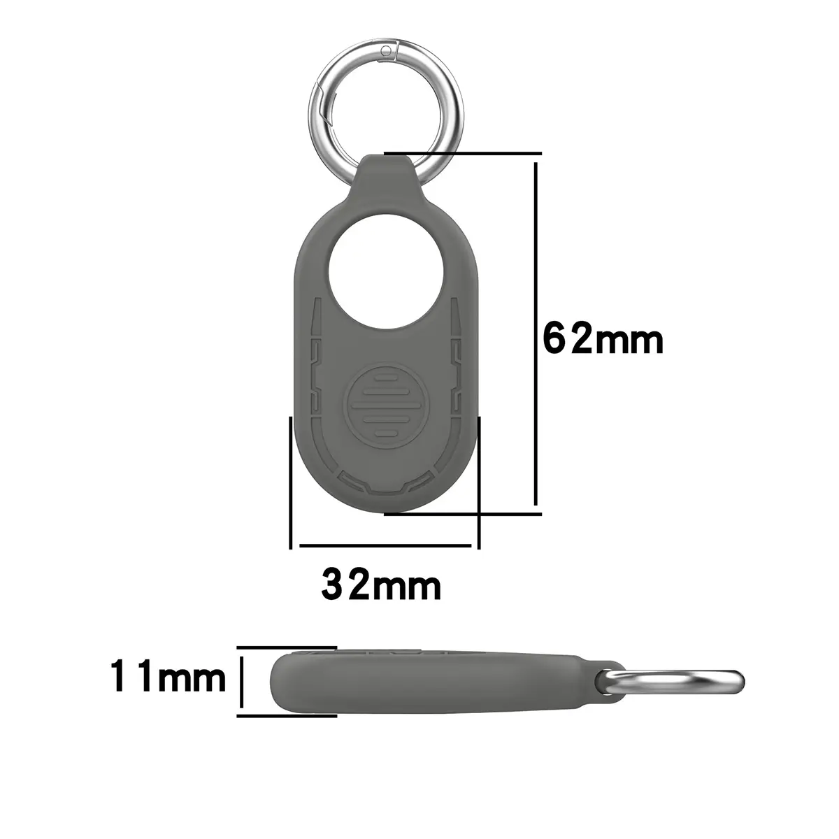 For Samsung Galaxy SmartTag 2 Locator Case Keychain Anti-lost Cover Sleeve Protective Case For Smart Tag 2 Soft Silicone Case