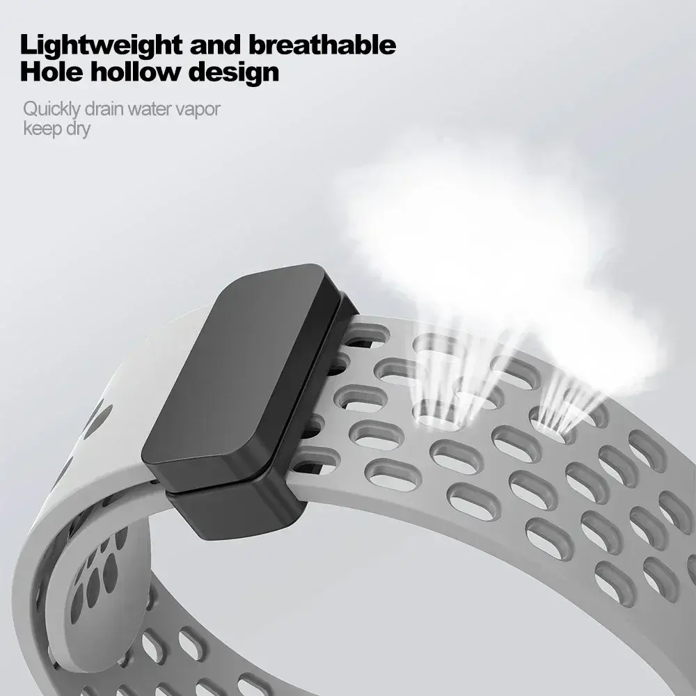 22mm 20mm Magnetic Strap for Samsung Galaxy Watch7 6 5 4 4/6 Classic Active 2 Silicone Band for Amazfit Bip 3 Huawei GT5 GT4 2e