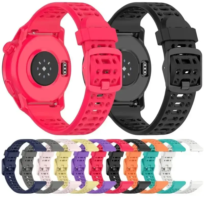 22mm Silicone Sport Strap For COROS PACE 3/APEX 2 Pro/APEX 46mm Watchband Replacement Original Band For COROS APEX Pro Bracelet