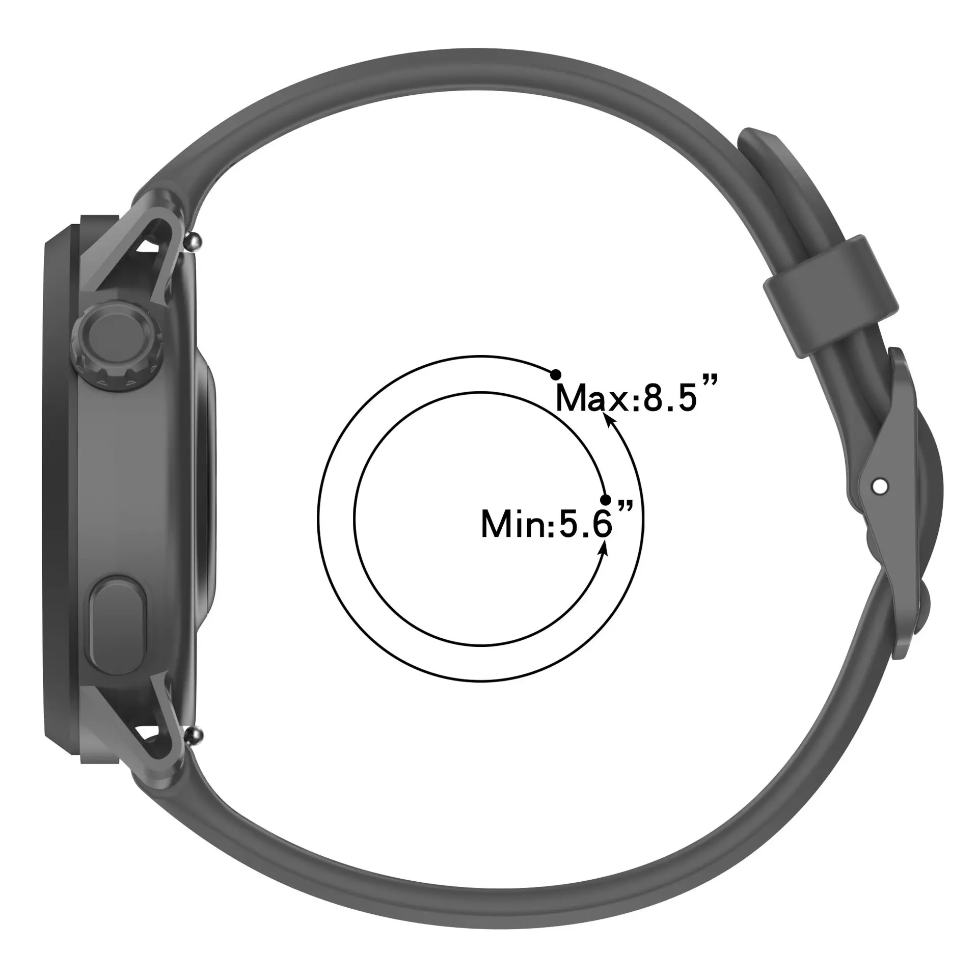 22mm Silicone Sport Strap For COROS PACE 3/APEX 2 Pro/APEX 46mm Watchband Replacement Original Band For COROS APEX Pro Bracelet