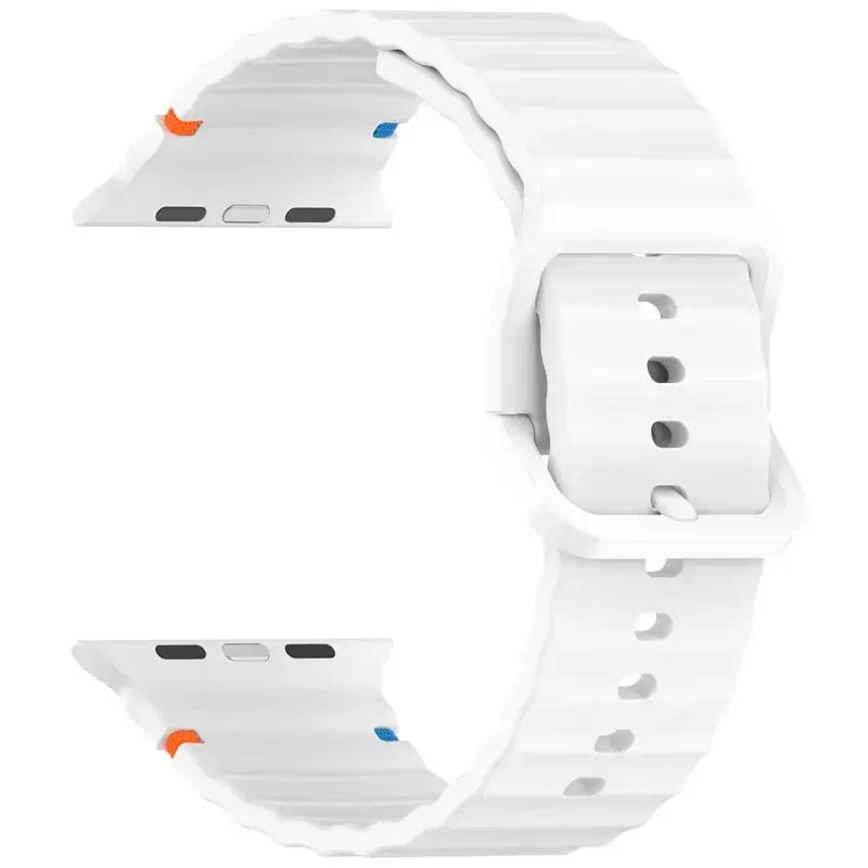Silicone Strap for Apple watch Band 44mm 49mm 40mm 45mm 42mm 46mm 38mm correa bracelet iwatch Series 9 8 7 6 SE 10 Ultra 2 band