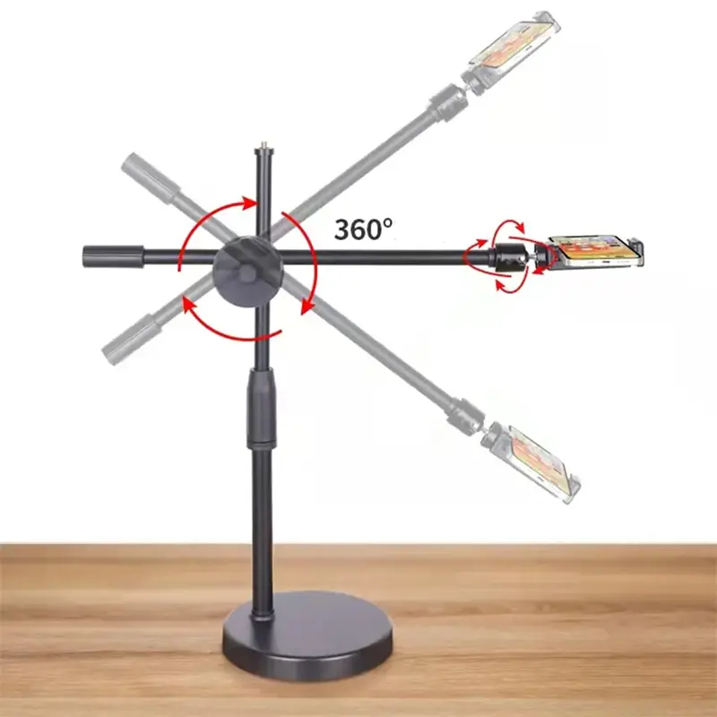 LED Selfie Ring Lighting Photographic Ring Lamp Photo Fill light For YouTube TikTok Video Live Phone Holder Tripod Overhead