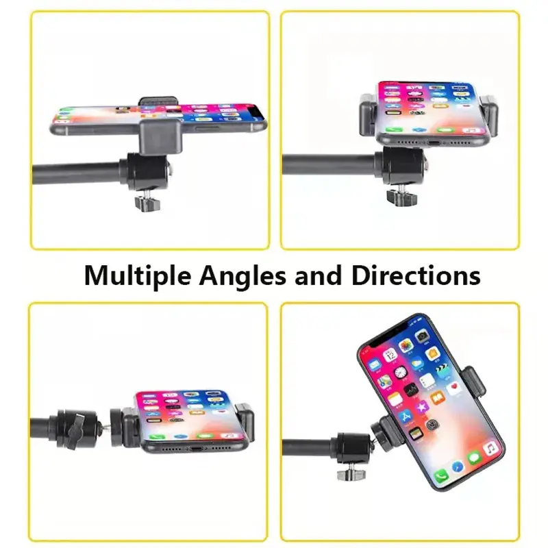 LED Selfie Ring Lighting Photographic Ring Lamp Photo Fill light For YouTube TikTok Video Live Phone Holder Tripod Overhead