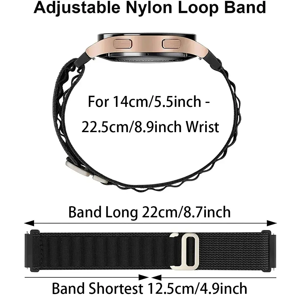 Nylon Alpine Loop for Redmi Watch 3 Active Sports Strap Wristband Correa for Xiaomi Redmi Watch 3 Active Bracelet Accessories
