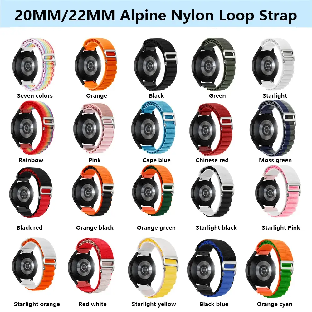 Nylon Alpine Loop for Redmi Watch 3 Active Sports Strap Wristband Correa for Xiaomi Redmi Watch 3 Active Bracelet Accessories