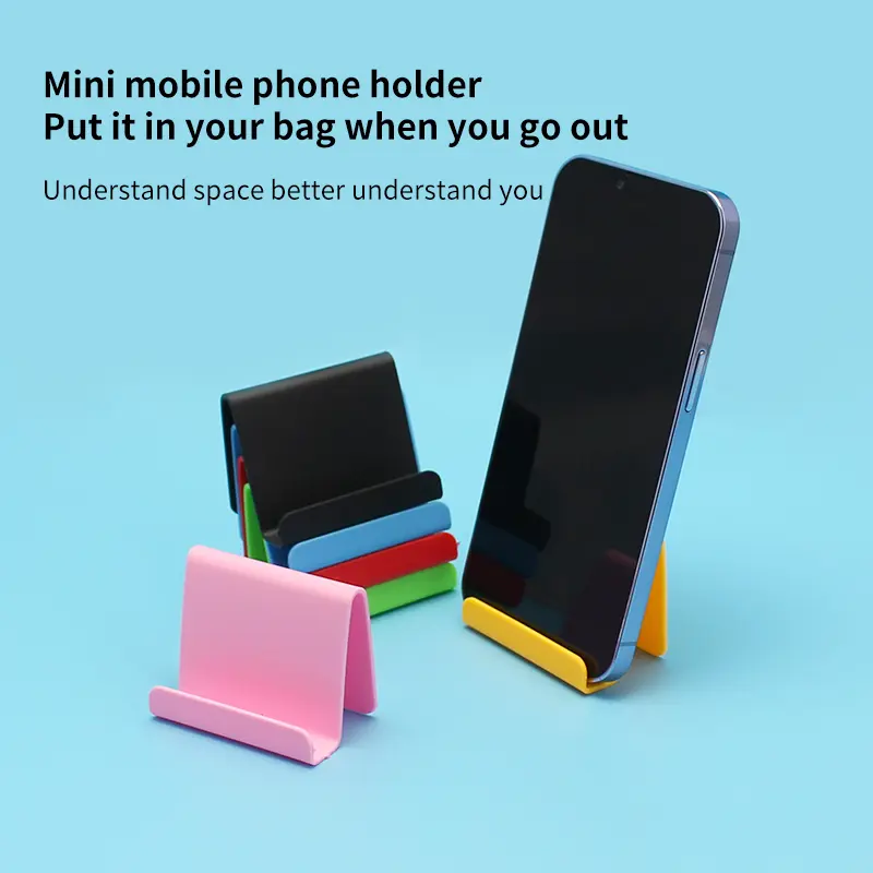 Phone holder Plastic support telephone portable Mobile stand 6 Colors Smartphone holder For iphone 12 mini samsung s21 oneplus 9