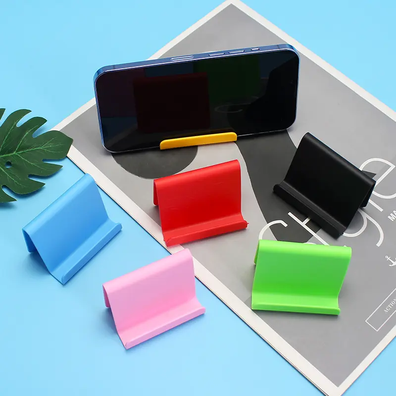 Phone holder Plastic support telephone portable Mobile stand 6 Colors Smartphone holder For iphone 12 mini samsung s21 oneplus 9