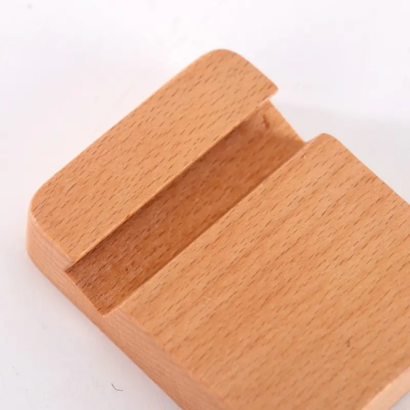Creative Mobile Phone Tablet Holder Thickened Anti-Corrosion Moisture Bamboo Wood Lazy Bracket Home Coffee Table Desk Holder