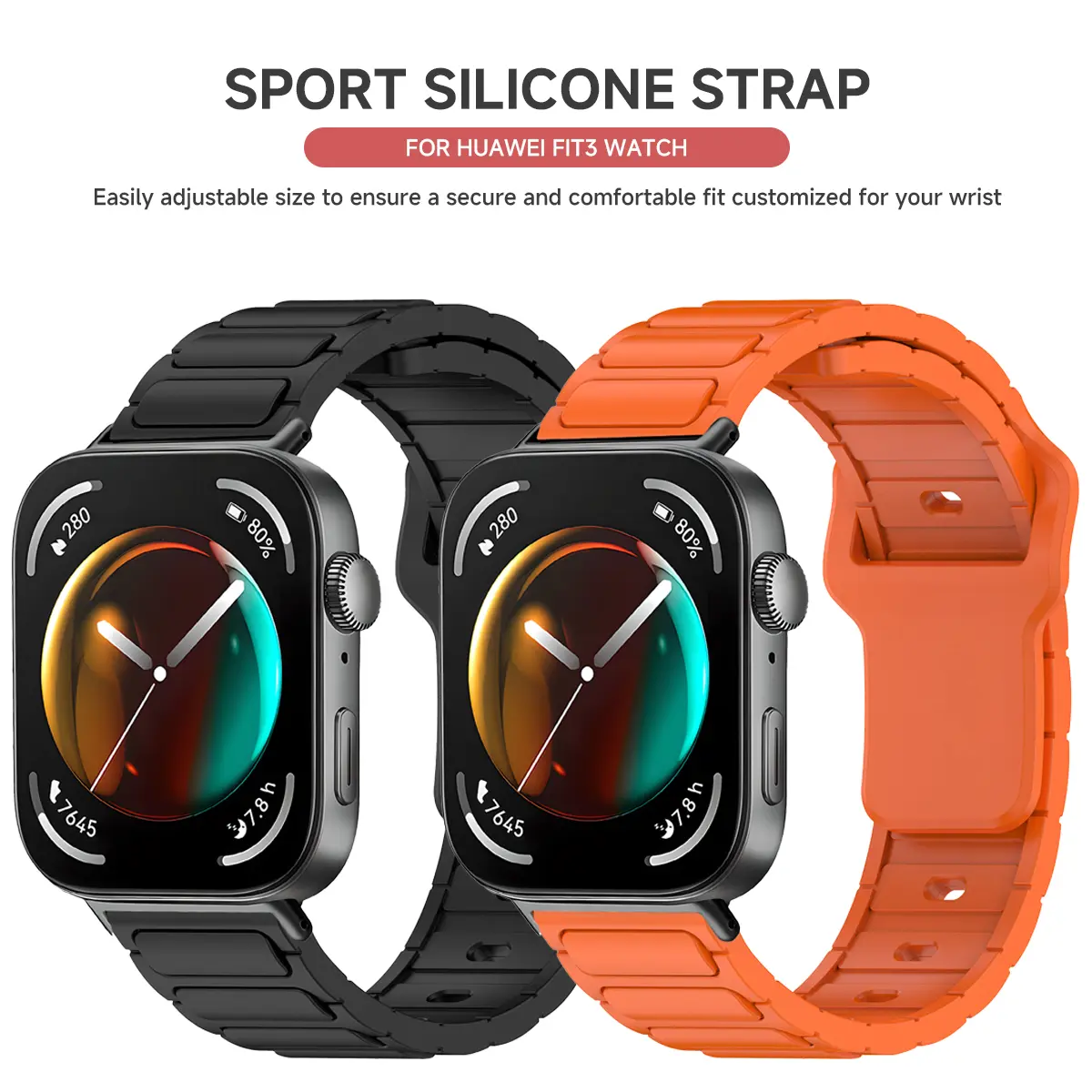 Silicone Strap For Huawei watch Fit 3 Smart Watch Bracelet Replacement Sport Watchband for Huawei Fit 2 Fit 1 Wristband