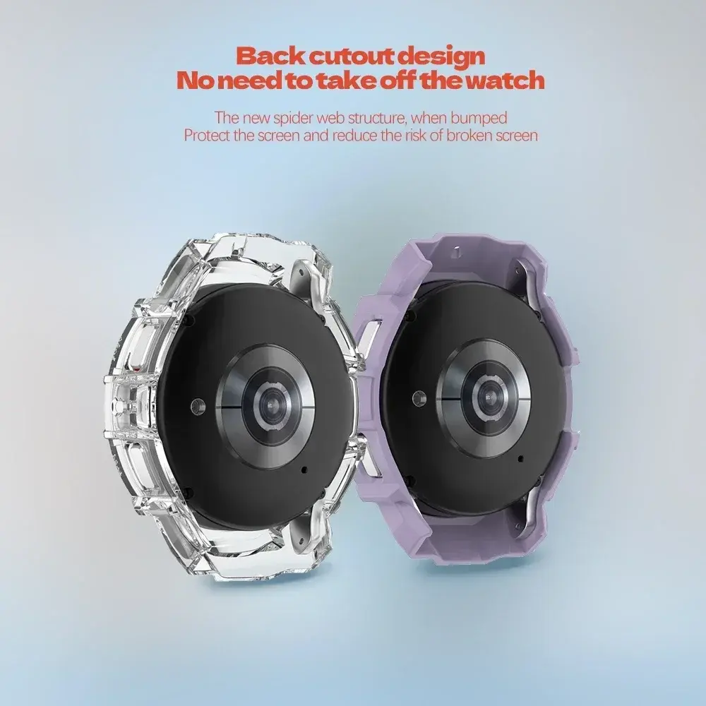 Watch Case For Samsung Galaxys Watch 5 4 40mm 44mm PC Case Galaxys Watch5 Pro 45mm Matte Protective Bumper Shell For GalaxyWatch