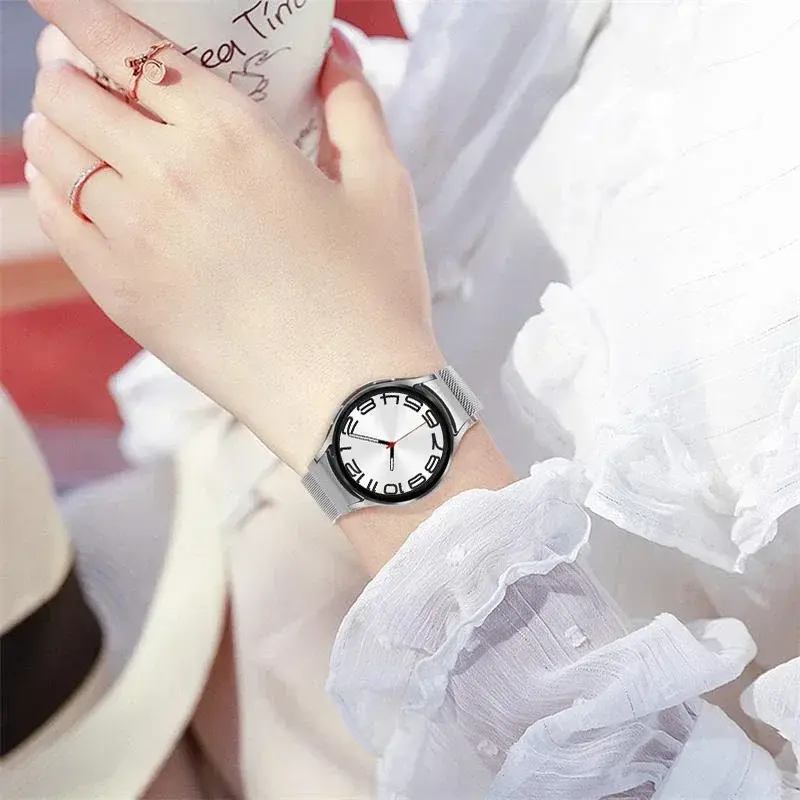 Magnetic Metal Strap For Samsung Galaxy Watch Ultra 47mm Watch 7 FE 6 5 4 40mm 44mm 5Pro 45mm/6 Classic 47mm 43mm Bracelet Strap