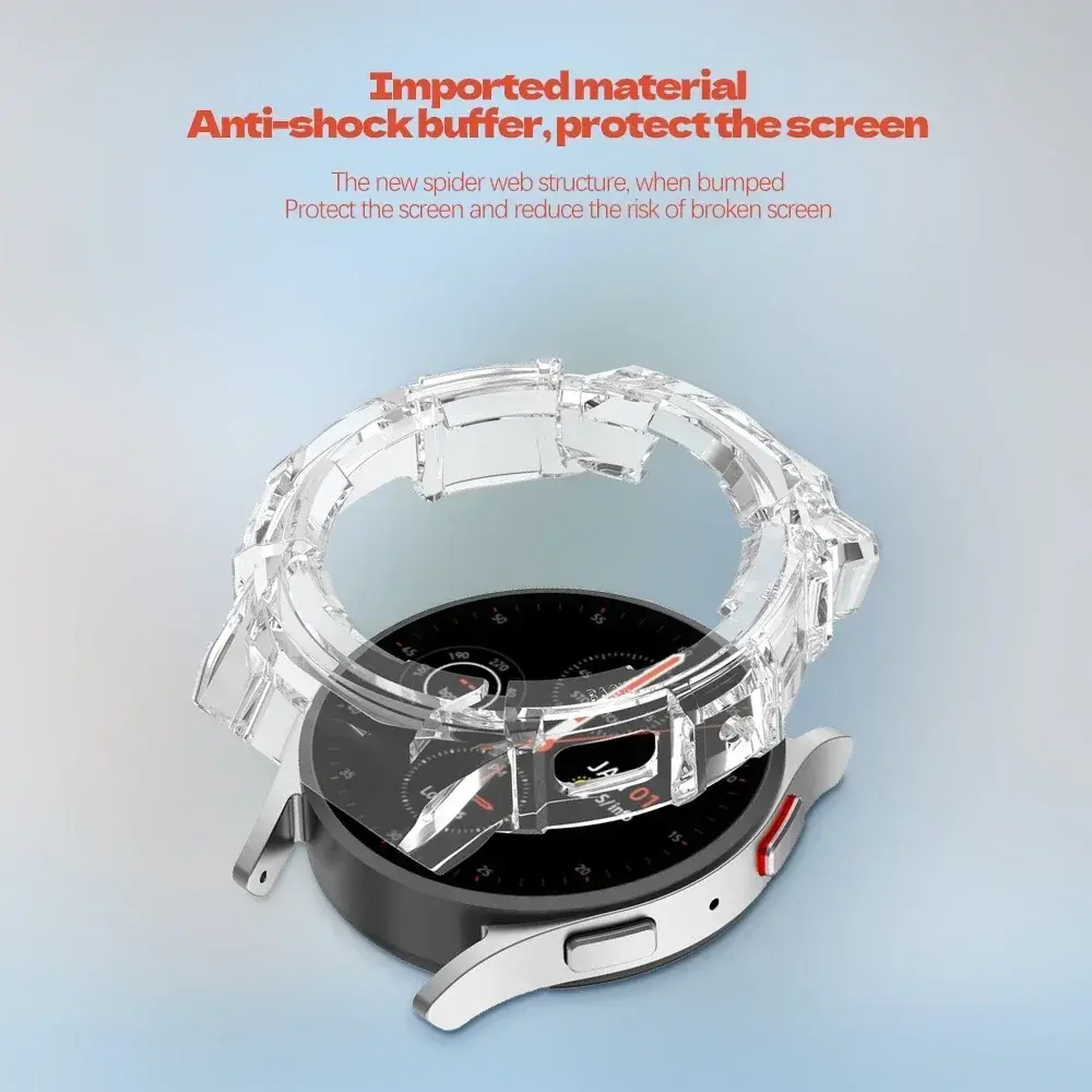 Watch Case For Samsung Galaxys Watch 5 4 40mm 44mm PC Case Galaxys Watch5 Pro 45mm Matte Protective Bumper Shell For GalaxyWatch