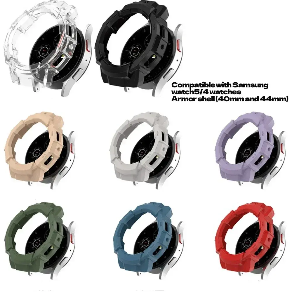 Watch Case For Samsung Galaxys Watch 5 4 40mm 44mm PC Case Galaxys Watch5 Pro 45mm Matte Protective Bumper Shell For GalaxyWatch