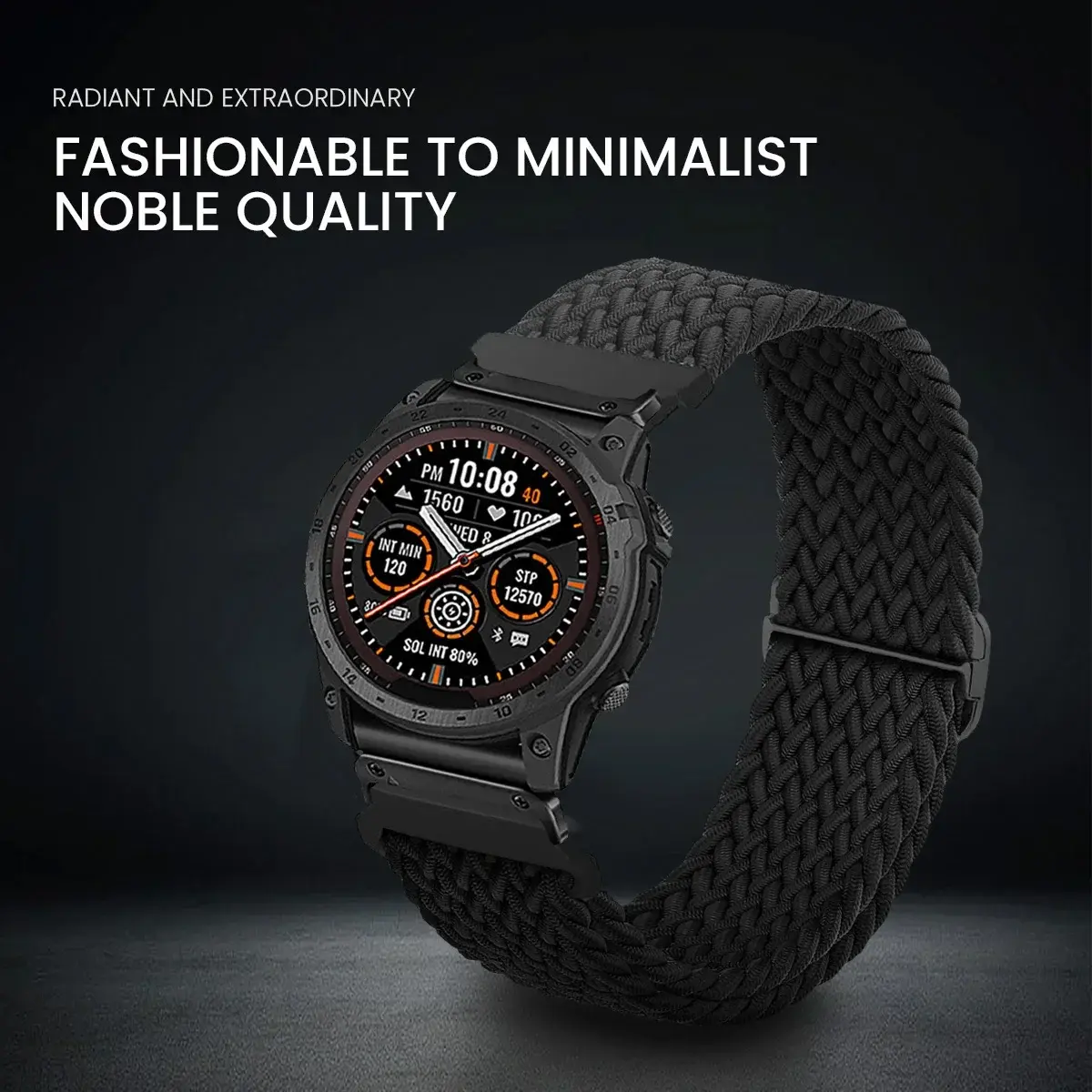 22 26MM Nylon Strap For Garmin Fenix 8/7/6 Pro/5 Plus Quickfit Bracelet Loop Band For Garmin Watch 3HR 945 Epix Gen 2 Smartwatch