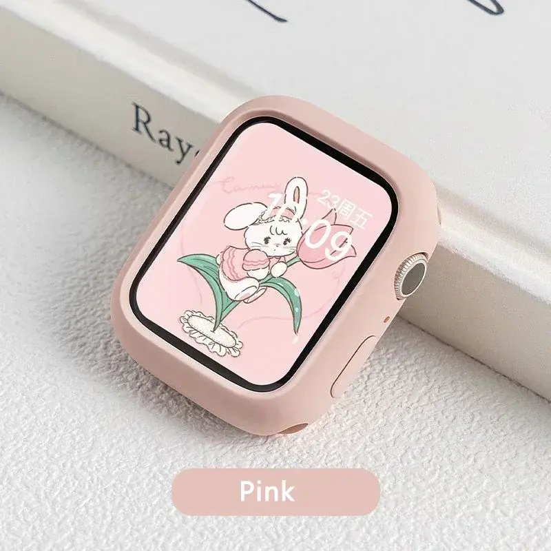 Silicone Cover For Apple Watch Case 10 42mm 46mm 44mm 40mm 45mm 41mm Accessories Bumper Shell Protector iWatch series SE 6 7 8 9