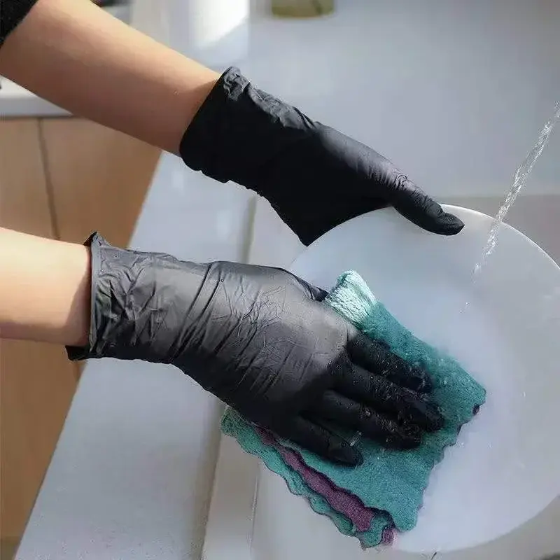 Gloves Disposable Nitrile Black Xl Latex Gloves Pvc Gloves Housework Cleaning Car Industry Gardening Cooking Tools