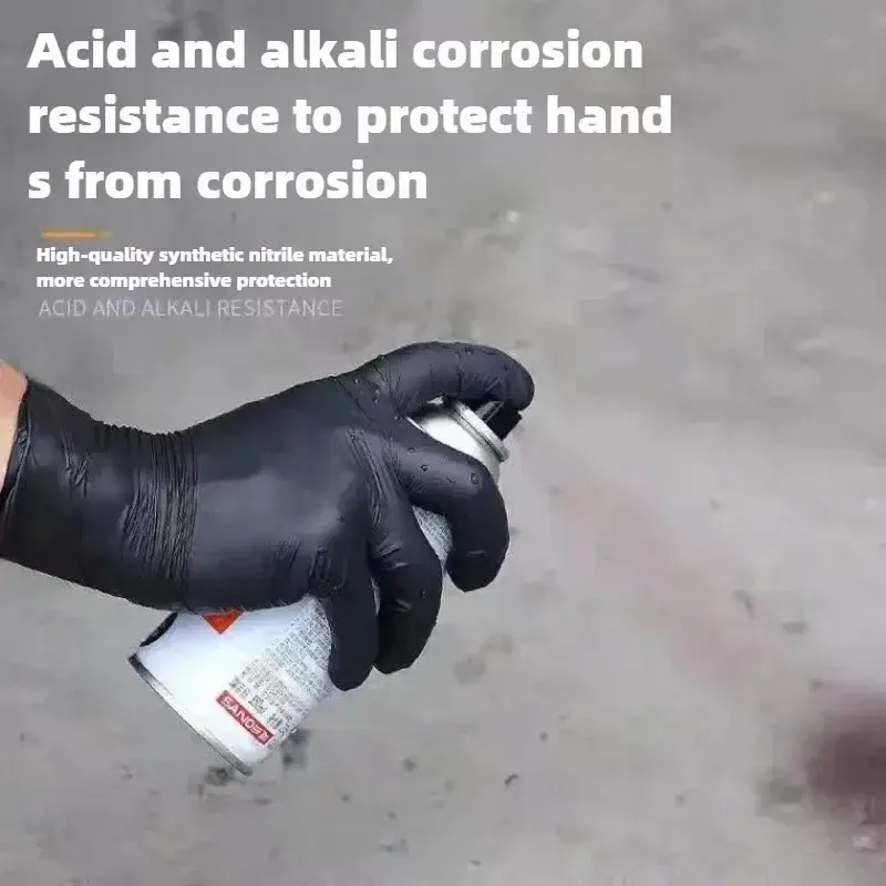 Gloves Disposable Nitrile Black Xl Latex Gloves Pvc Gloves Housework Cleaning Car Industry Gardening Cooking Tools